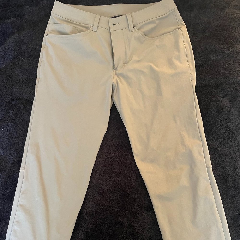 Lululemon Dress Pants Slim Fit Khaki (30 x 32)